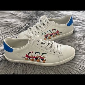 Gucci White Disney Edition Donald Duck Ace 37💙💕